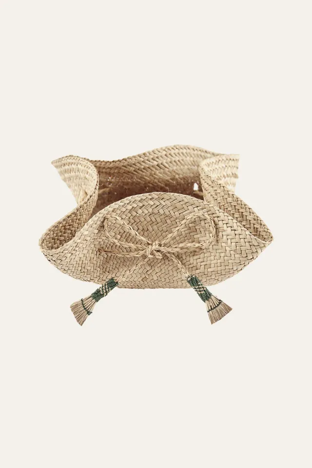 Johanna Ortiz El Cocuy Mini cestini pane set 4 verde