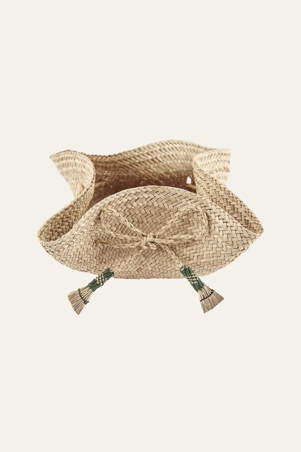 Johanna Ortiz El Cocuy Mini cestini pane set 4 verde