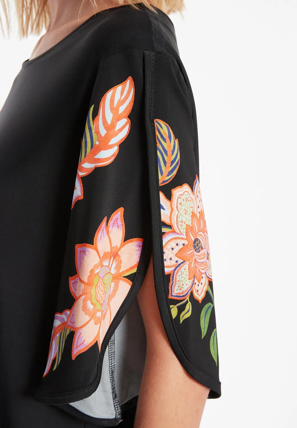 Ana Alcazar Zira vestito jersey fantasia corto