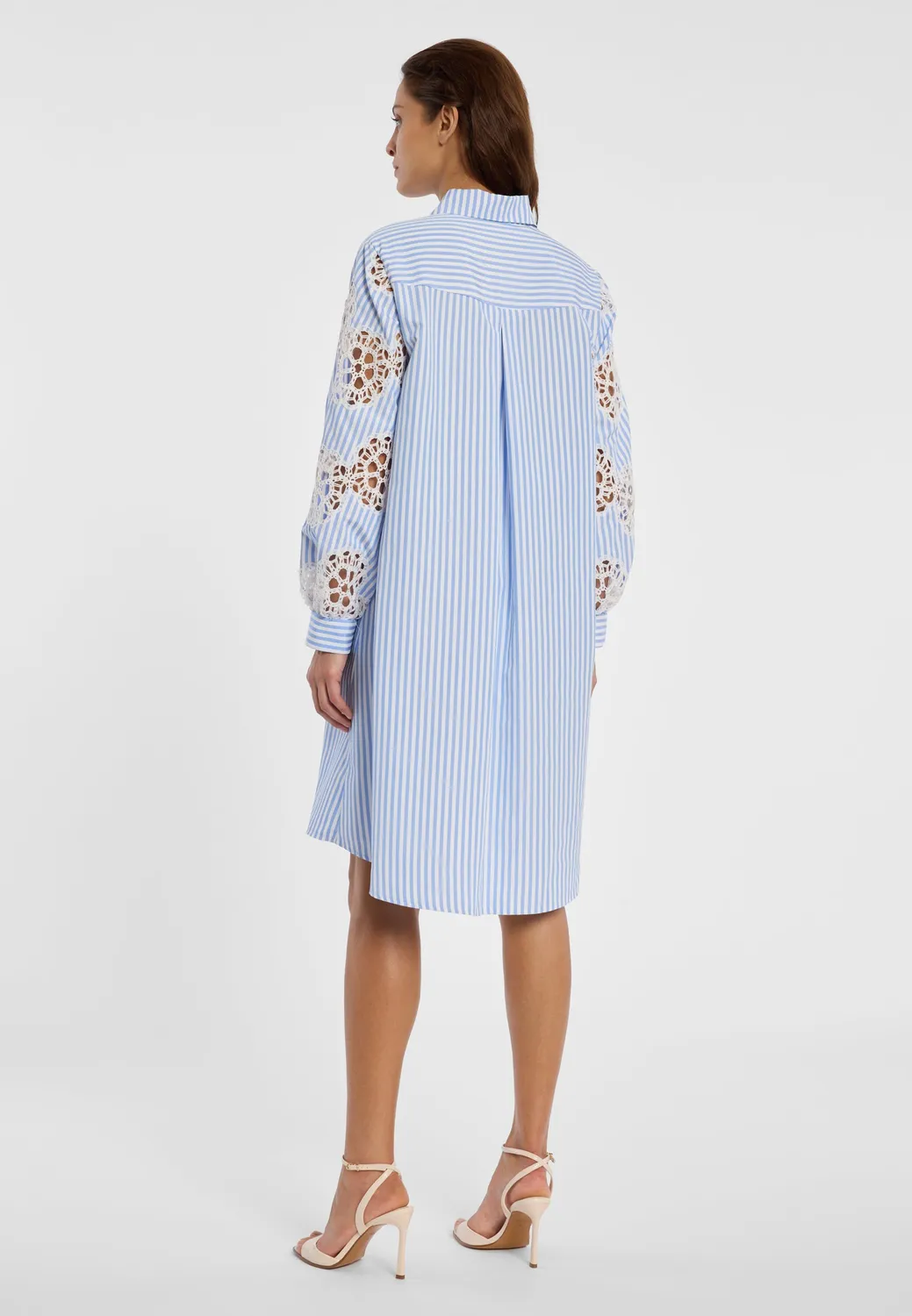 Ana Alcazar Dazli abito camicia a righe corto