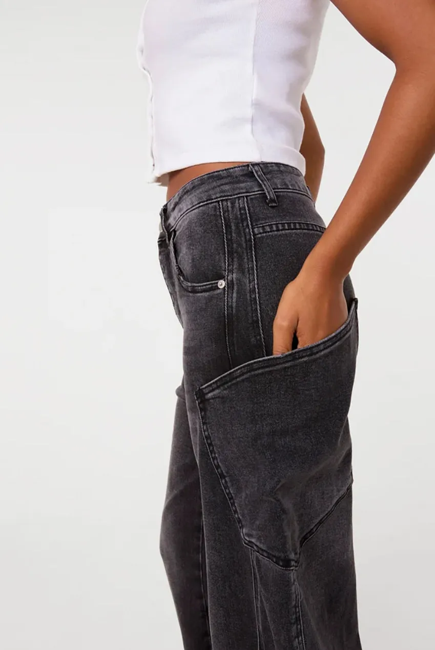 Pink Vanilla Extreme Cargo Balloon jeans grigio 10