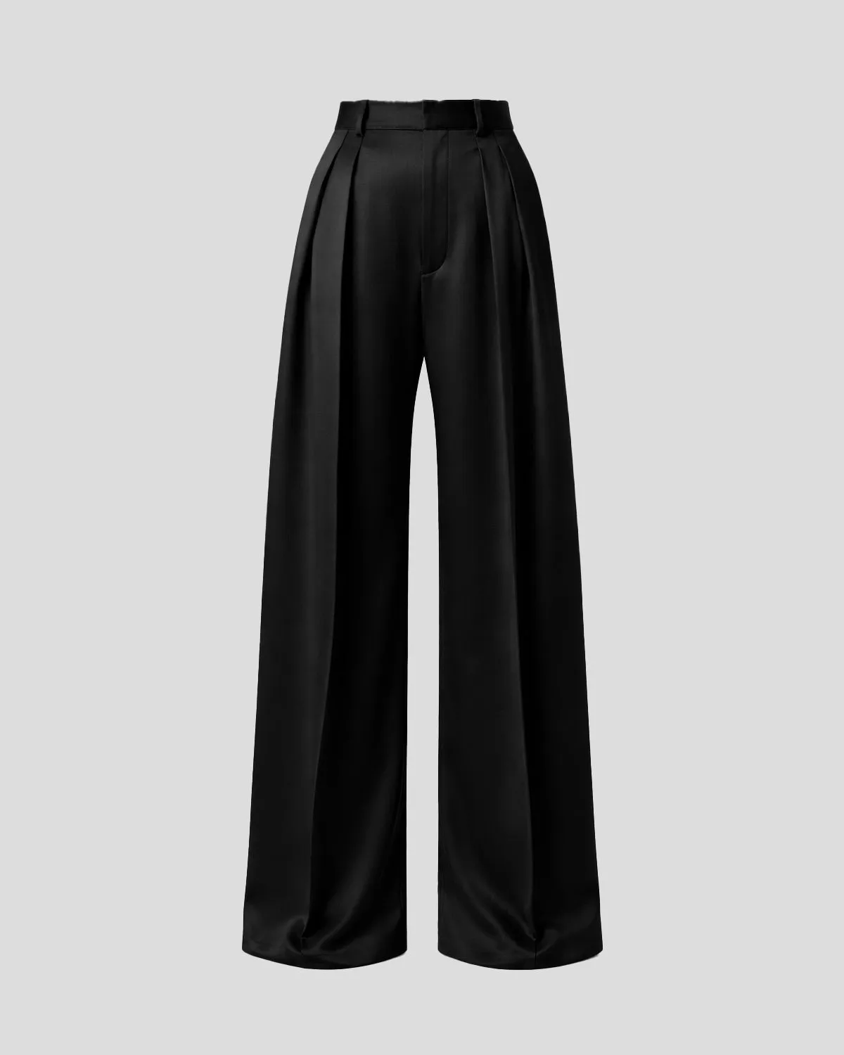Violante Nessi Keckler Pantaloni neri in cady satin