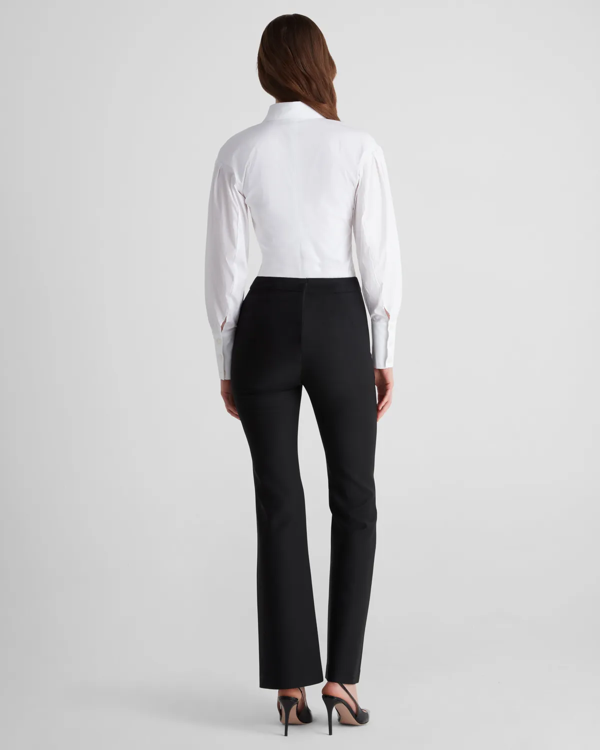 Violante Nessi Bellezza camicia bianca cotone corsetto