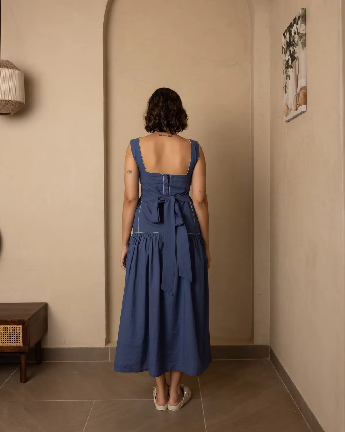 Our Dve Nautica Serene vestito blu cotone