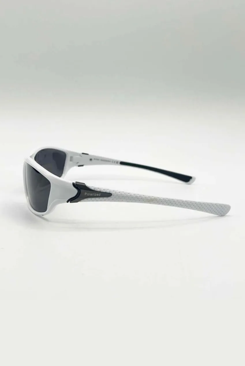 SVNX Outdoor Racer occhiali da sole bianco UV400
