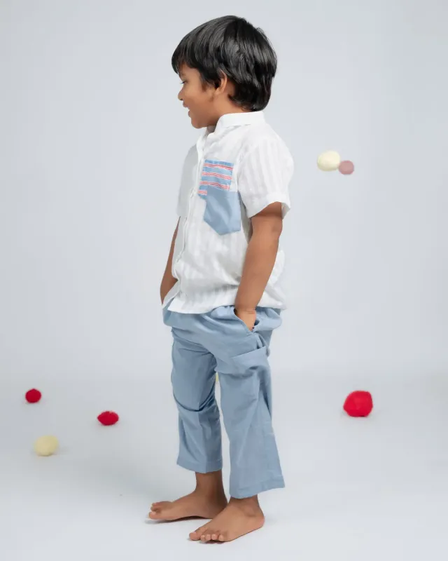 Our Dve Be You Kids Tiny Trend completo bimbo bianco blu