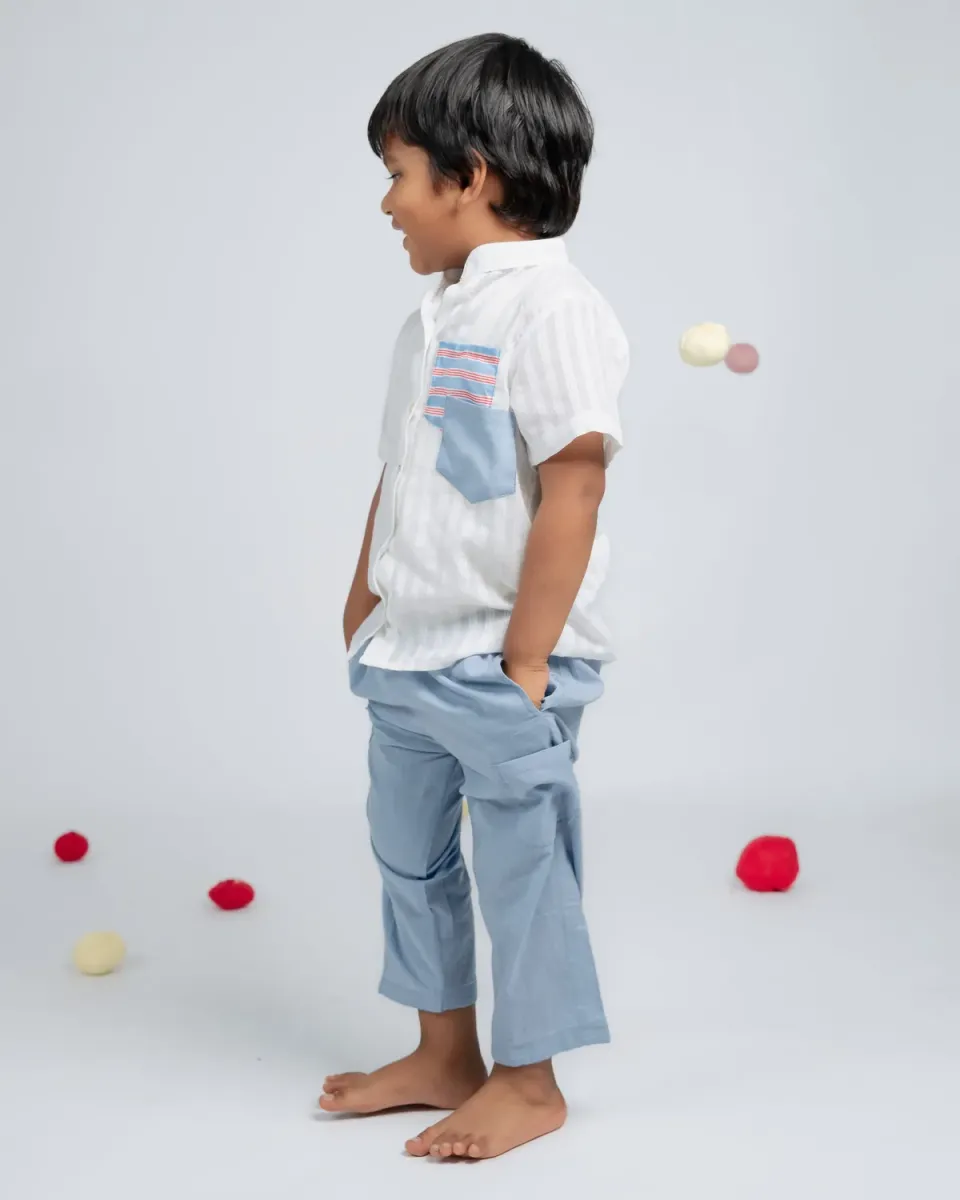 Our Dve Be You Kids Tiny Trend completo bimbo bianco blu