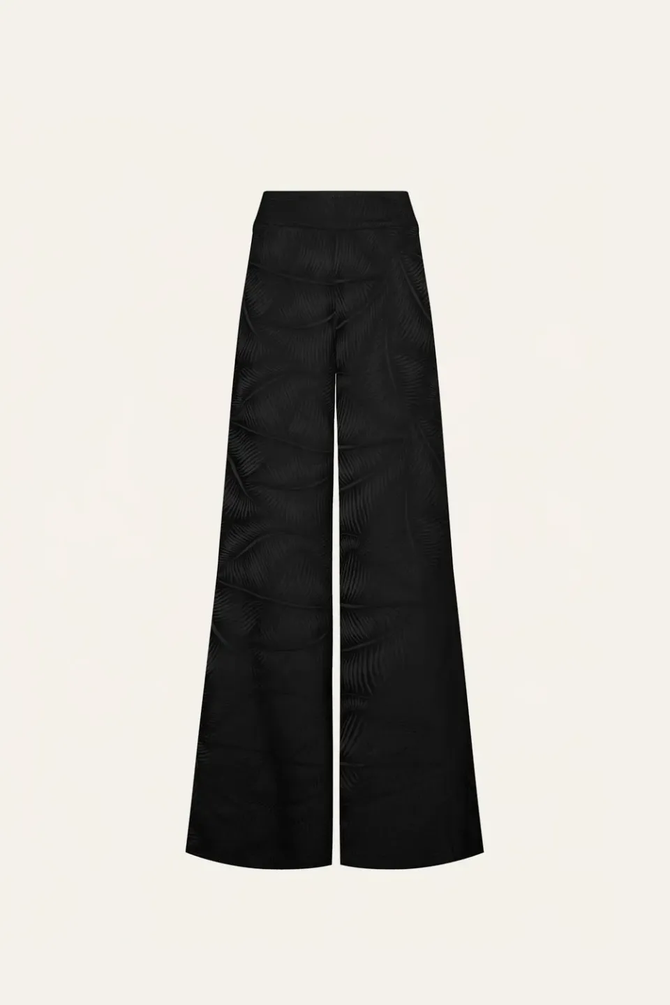 Johanna Ortiz Laidback Energy pantaloni palazzo neri viscosa