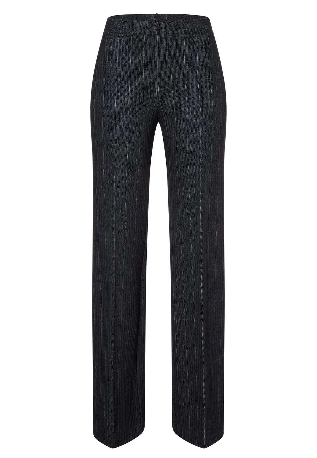 Ana Alcazar Enliro pantaloni bootcut gessati blu