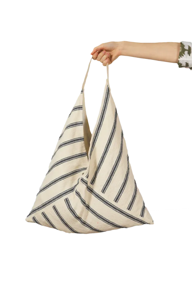 Dahlia Beach Bag borsa mare tracolla cotone lino