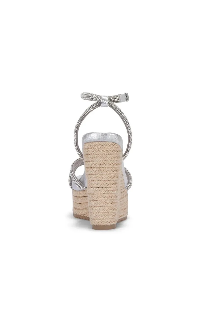 Malow London Ava sandali zeppa neri 38 plateau espadrillas