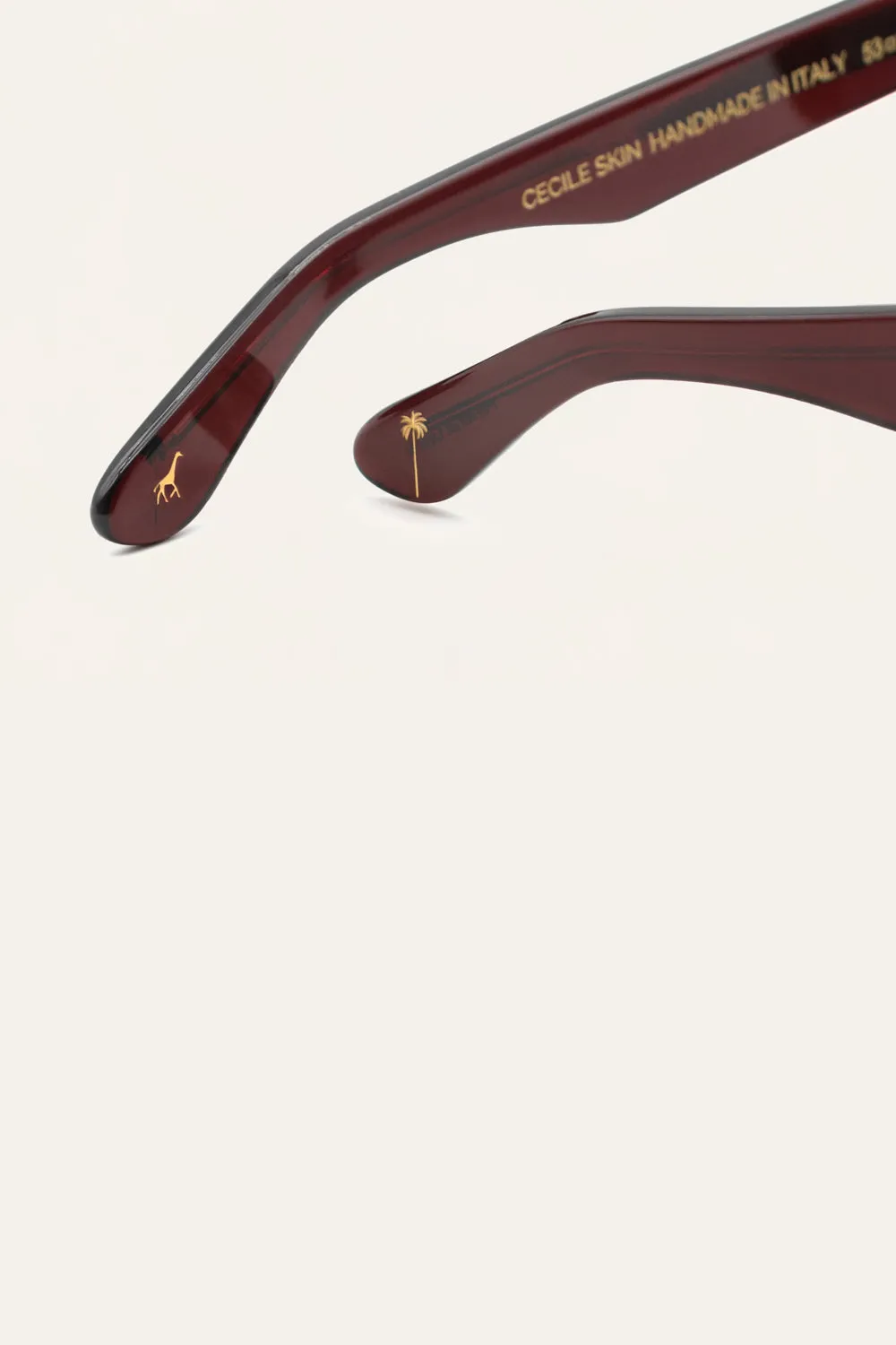 Johanna Ortiz Pyramid Sun occhiali sole vino acetato