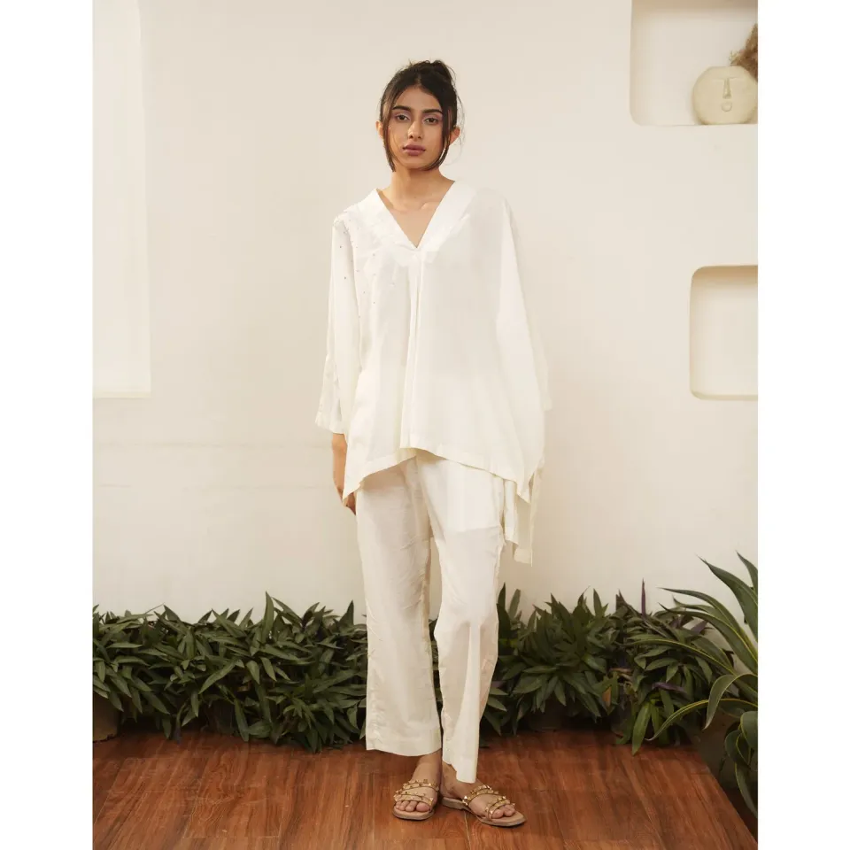 Our Dve Capsule 20 camicia beige cotone