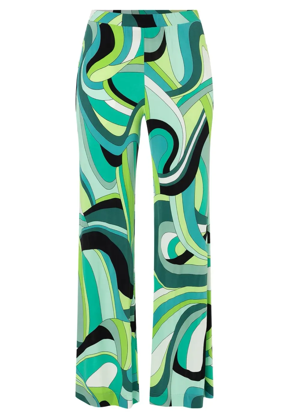 Ana Alcazar Rico pantaloni fantasia taglie 34-44 verde retro