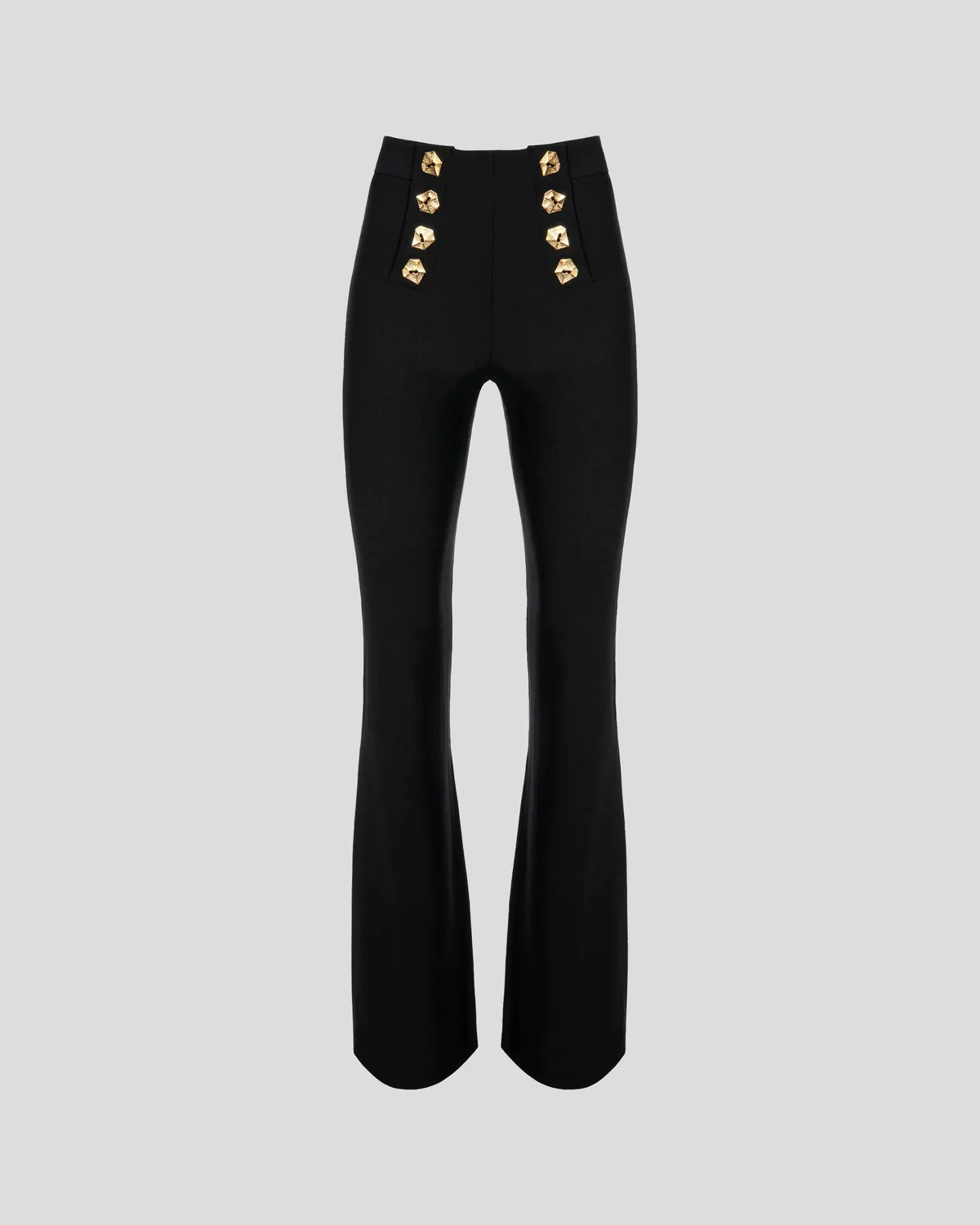 Violante Nessi Matisse pantaloni neri lana zampa