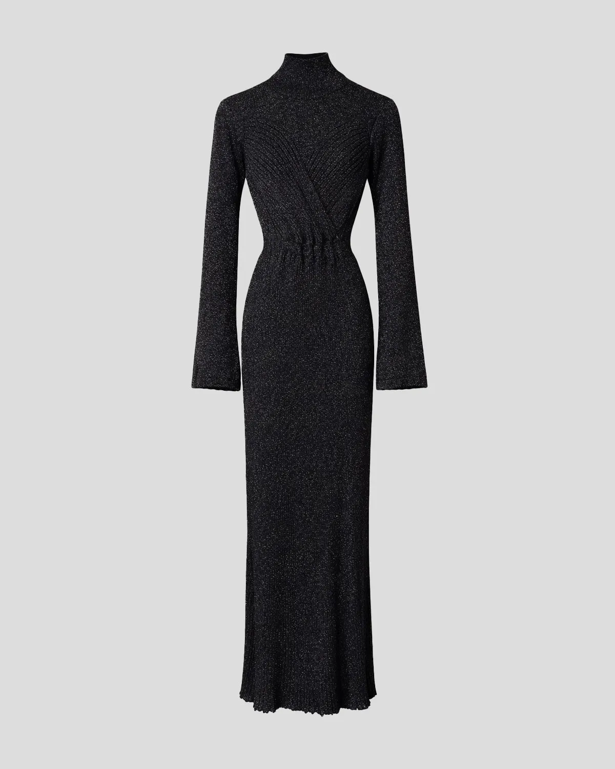 Violante Nessi Hayez abito maglia lurex nero