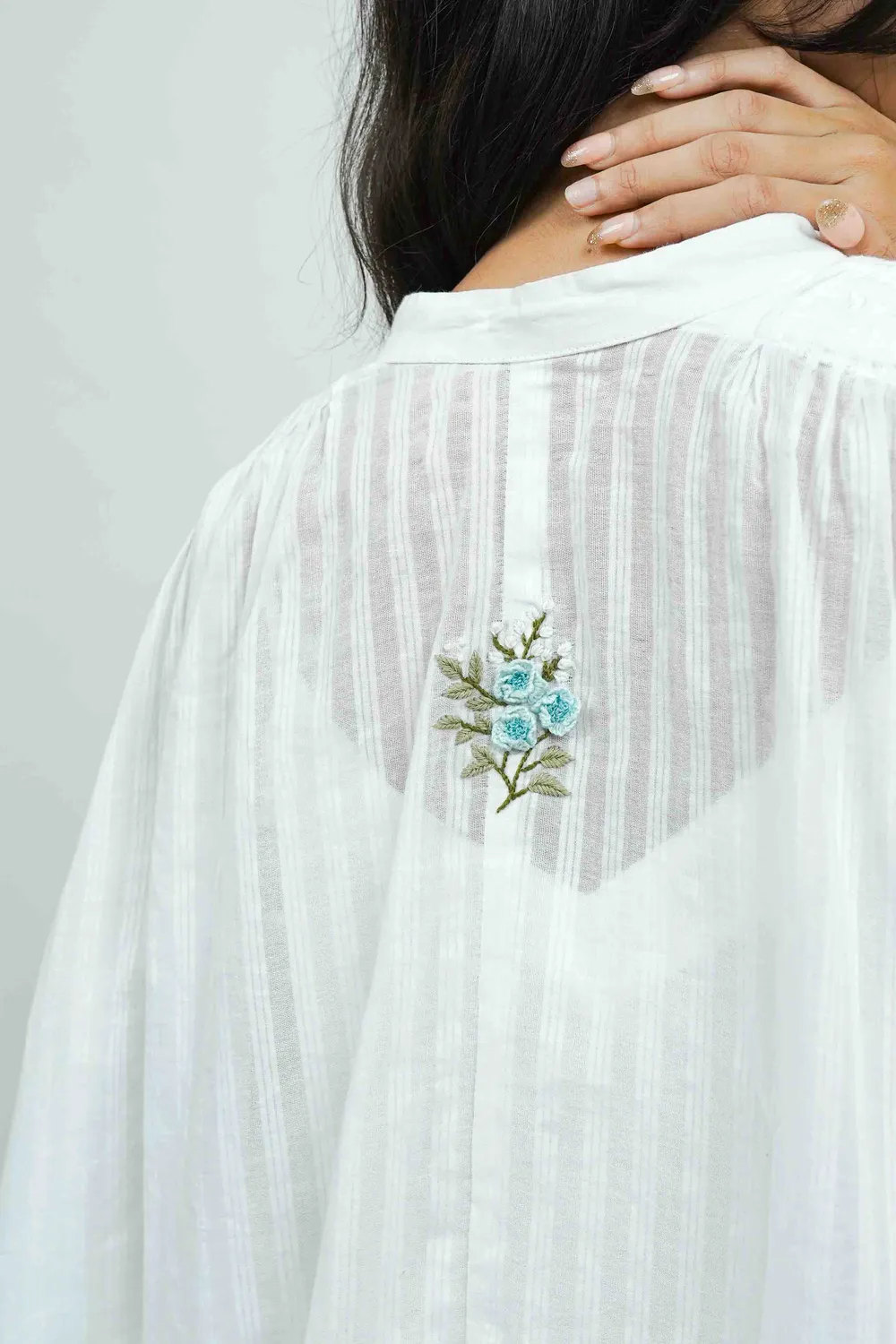 Our Dve S0016 Giacca Shrug Cotone Bianco Taglia Unica