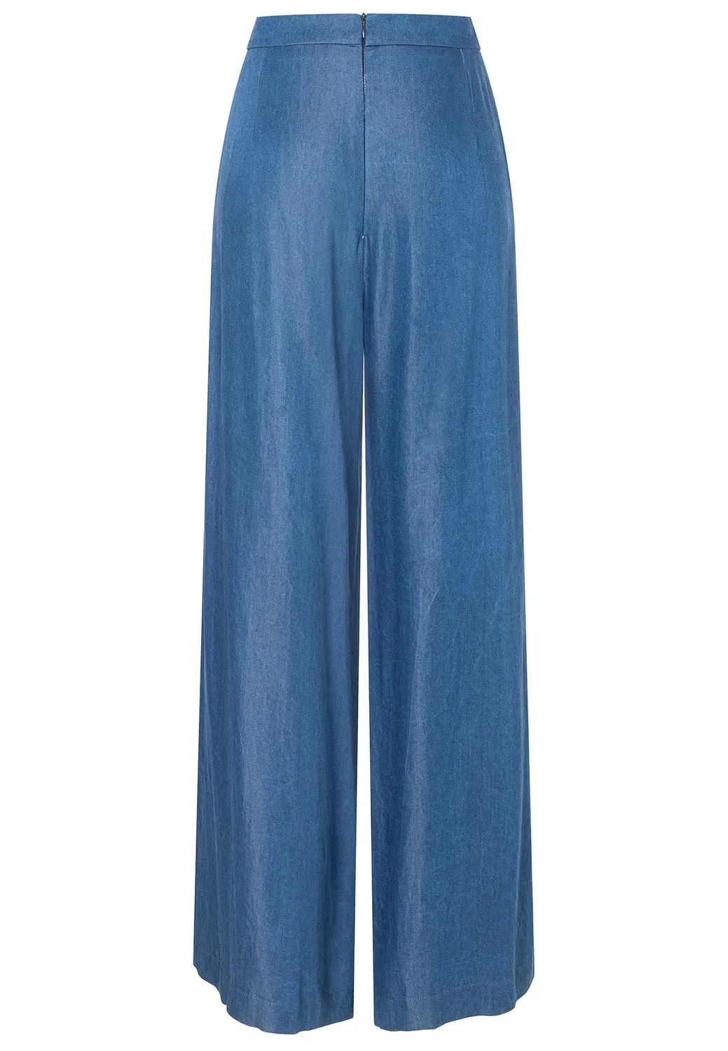 Ana Alcazar Doena pantaloni palazzo denim estivi fluidi