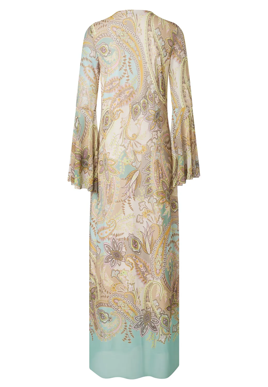 Ana Alcazar Densa caftano lungo paisley