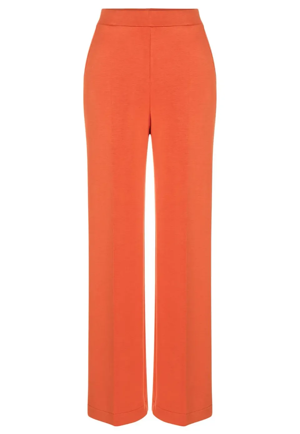 Ana Alcazar Sefara pantaloni larghi arancioni jersey