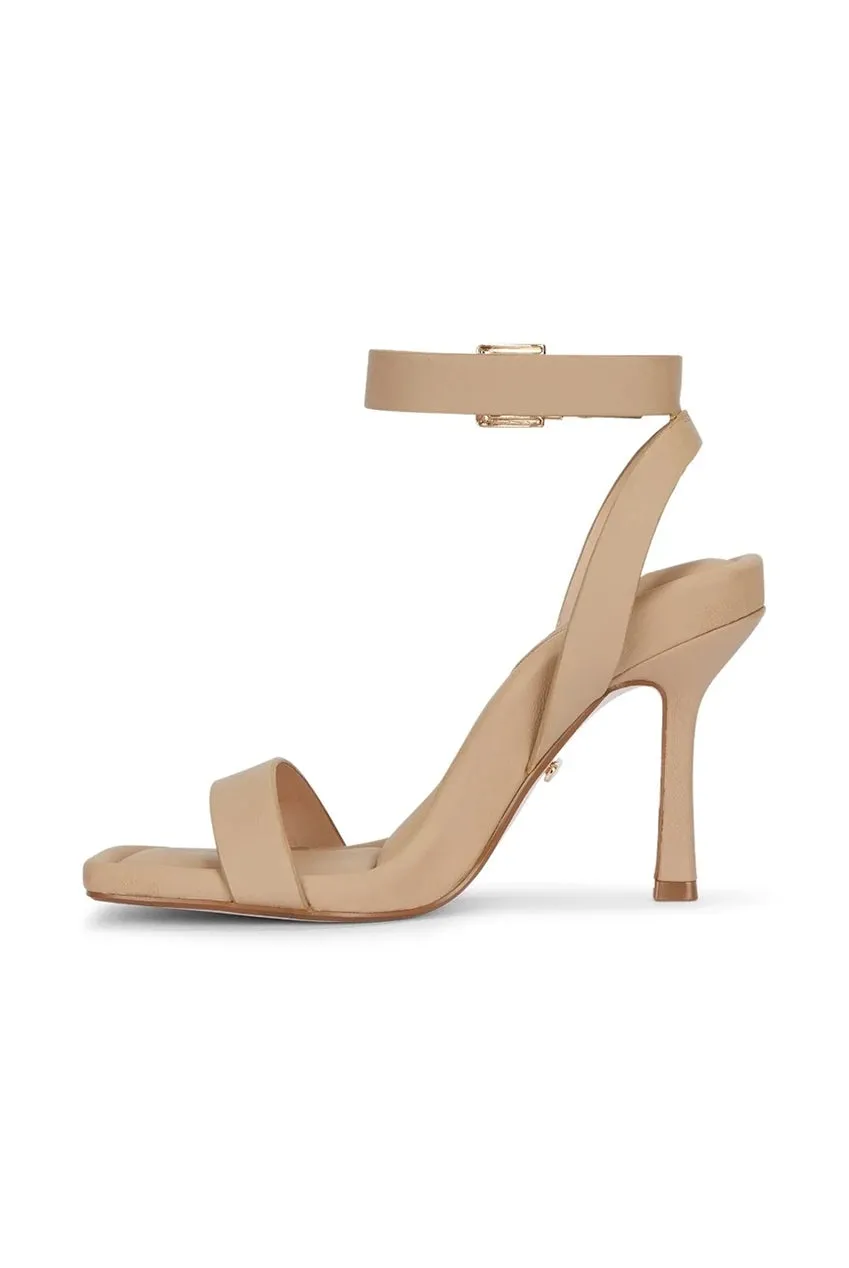 Malow London Millie sandalo mocha tacco 9 cm cinturino