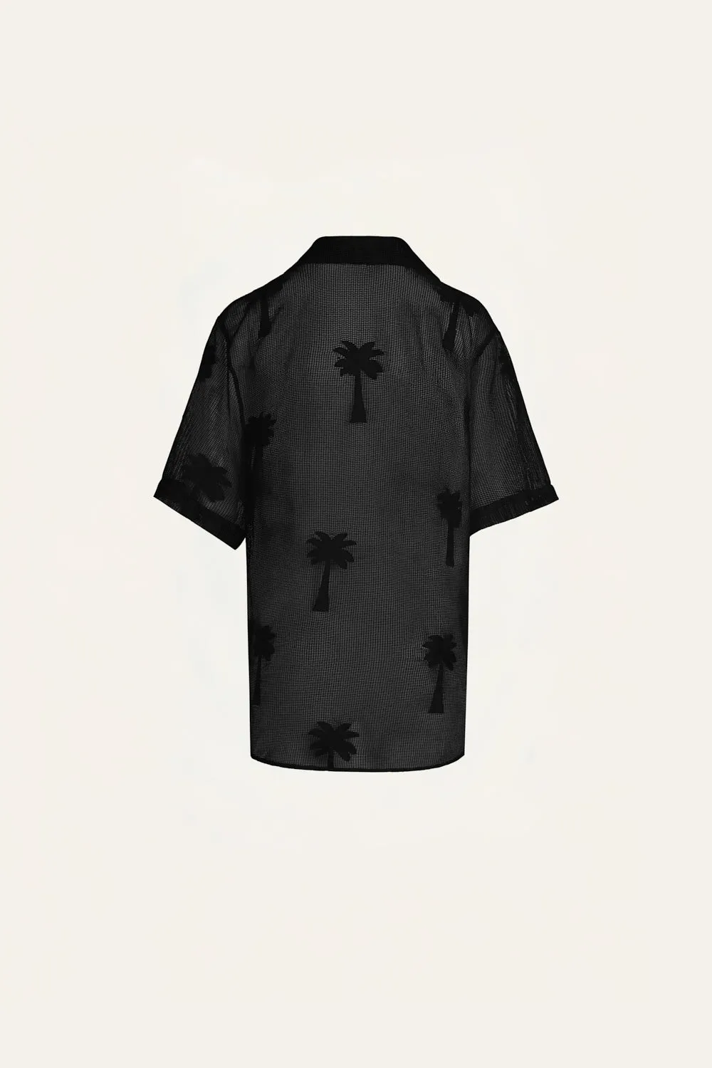 Johanna Ortiz Salty Promises camicia nera cotone