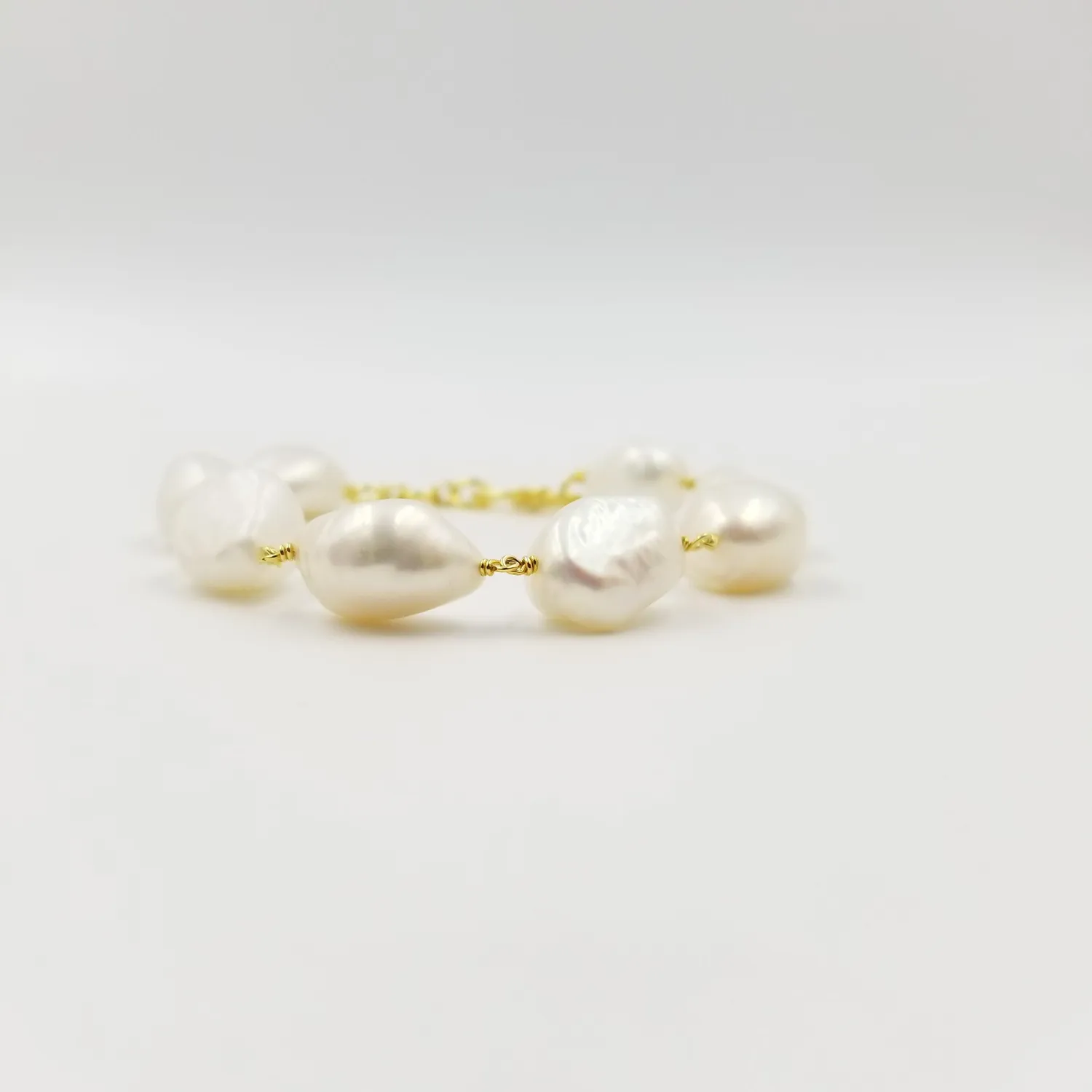 Our Dve Havana Pearl bracciale perle placcato oro