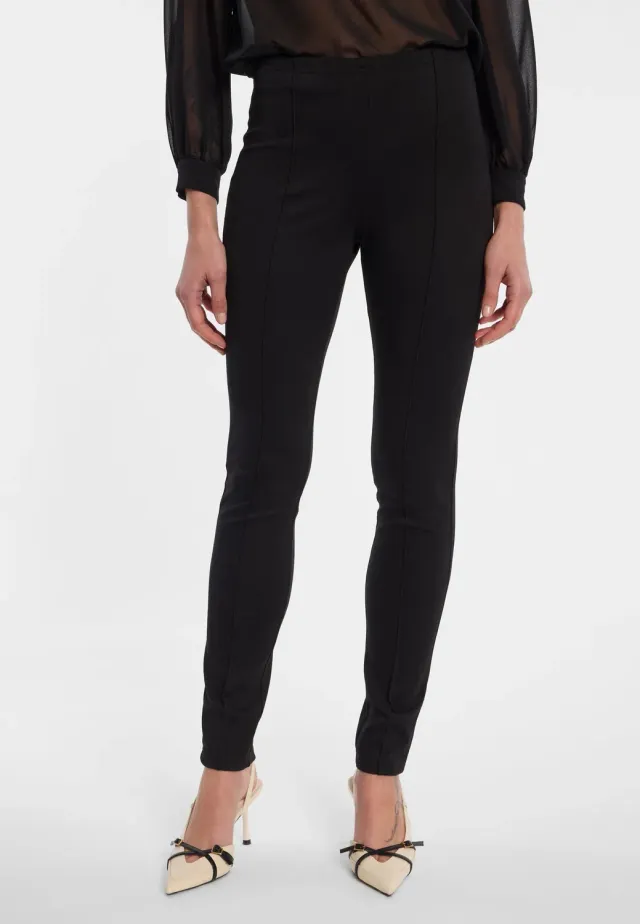 Ana Alcazar Evari Pantaloni Slim Jersey Elasticizzati