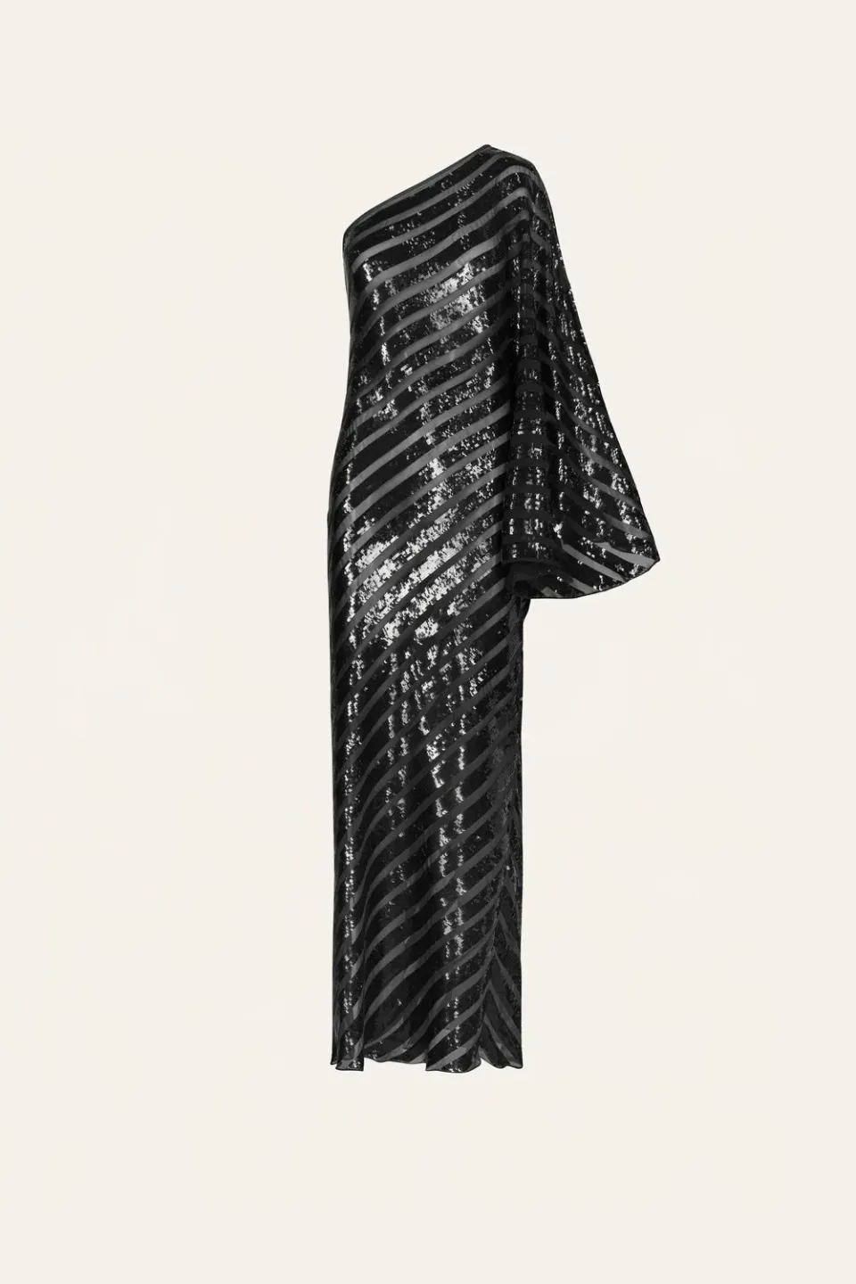 Johanna Ortiz Nanyehi abito midi paillettes nero