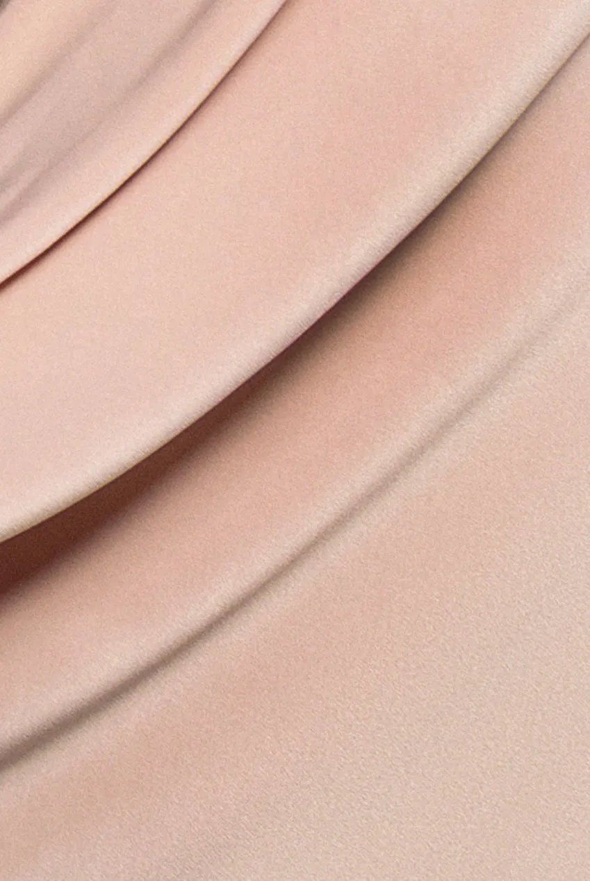 Goddiva Multiway Tie-Up abito maxi rosa polvere