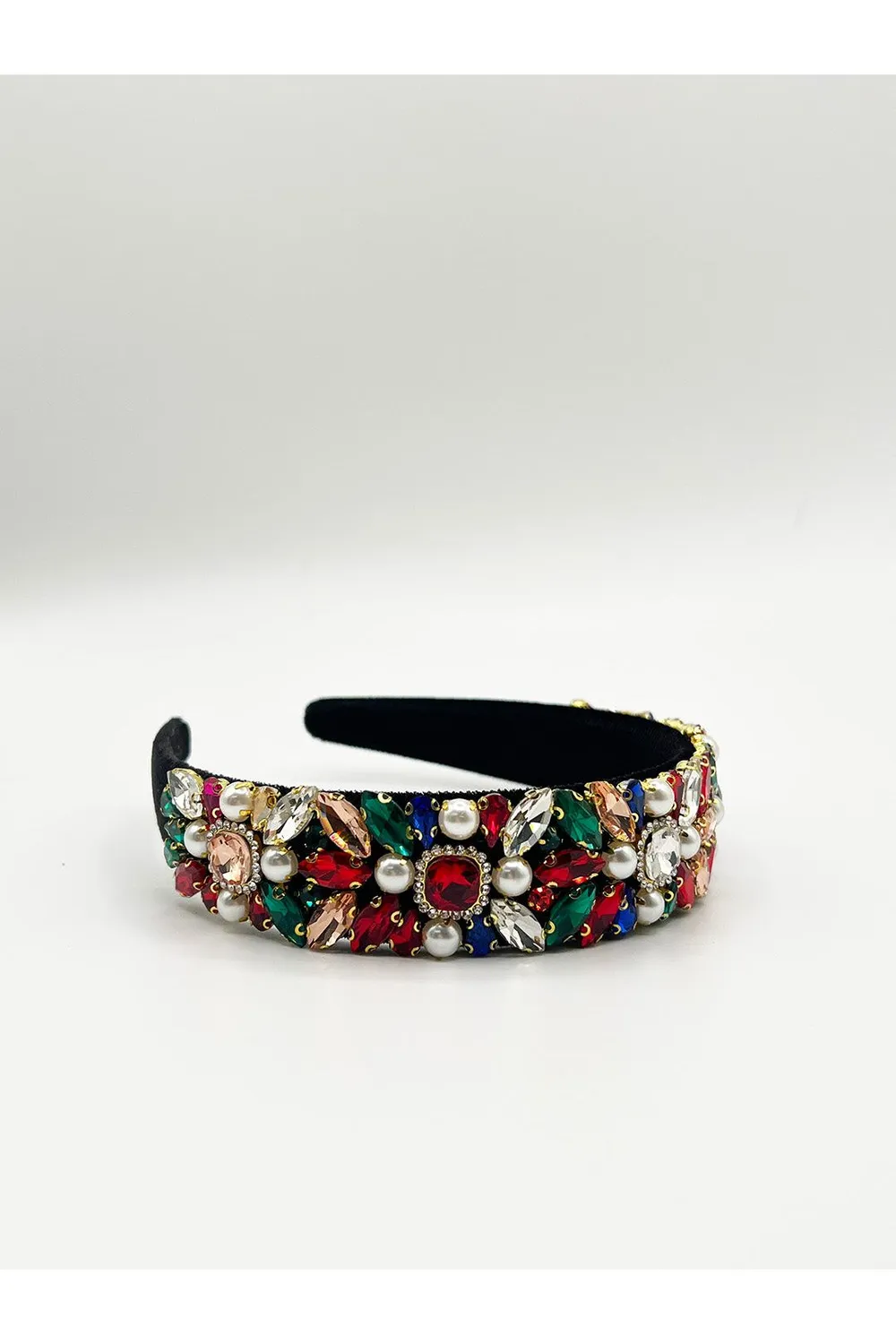 SVNX Embellished Crystal cerchietto capelli multicolor