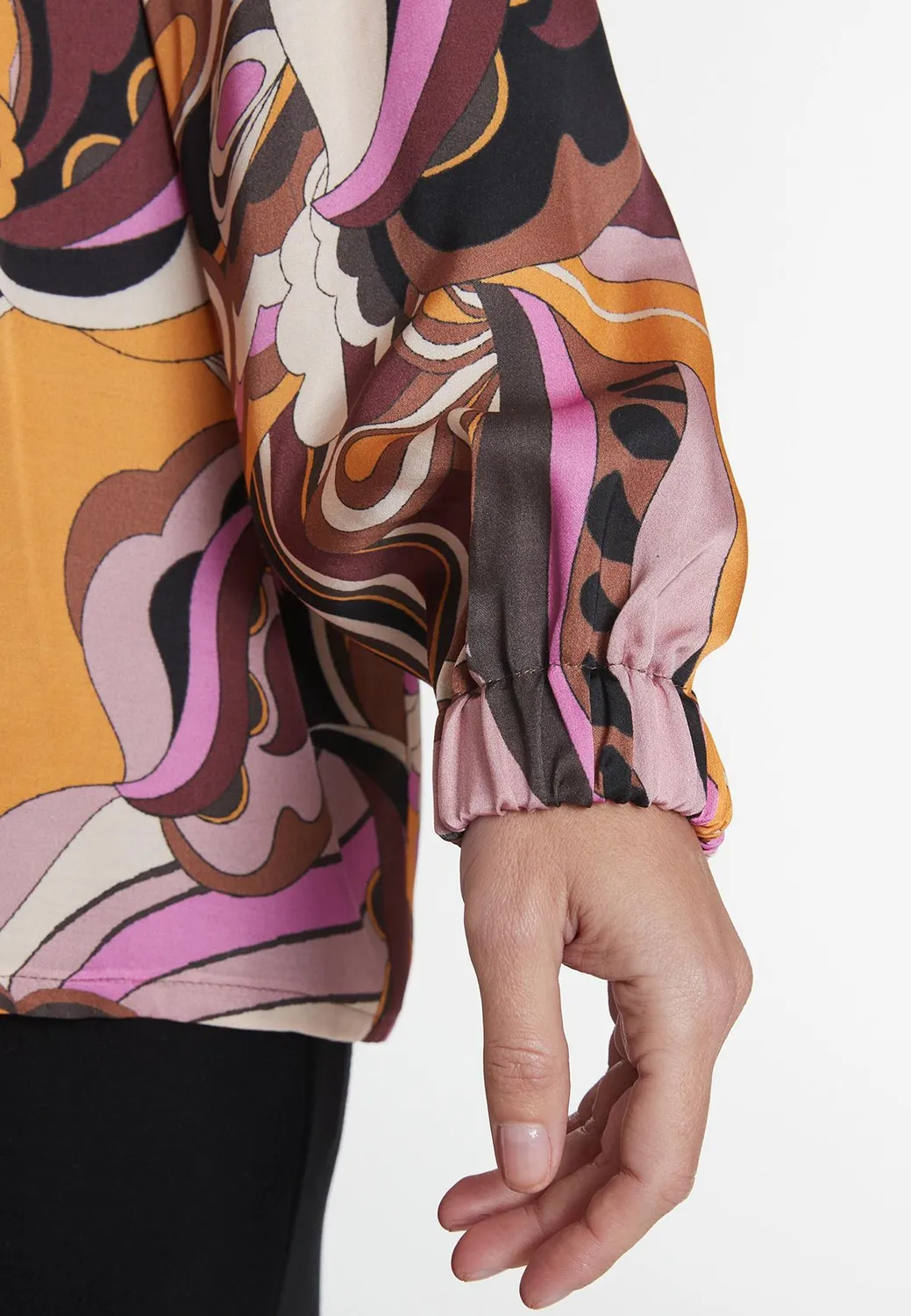 Ana Alcazar Malony Camicia Maniche Lunghe Fiocco