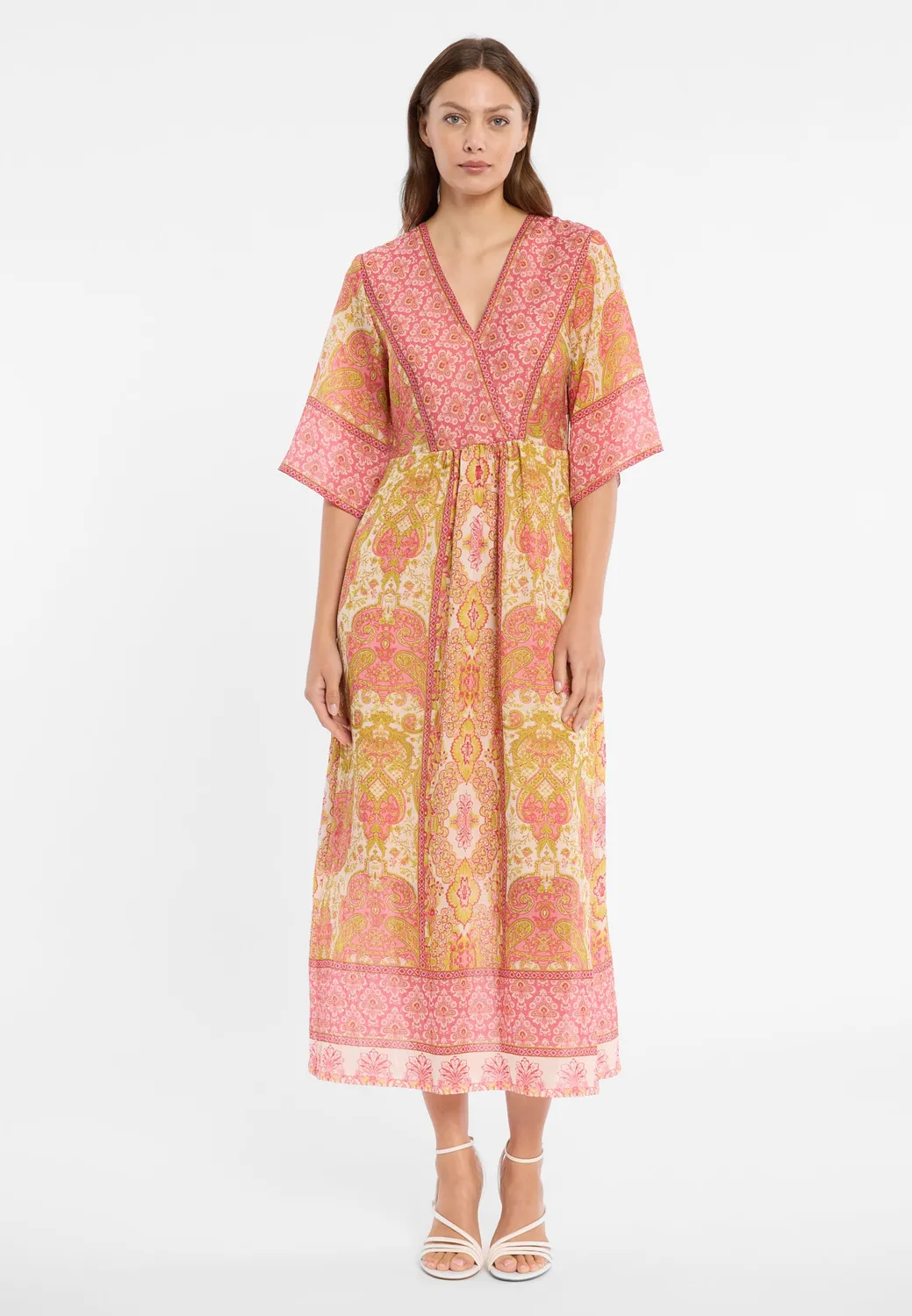 Ana Alcazar Doremi abito boho lungo lyocell