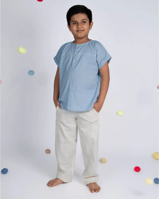 Our Dve Mini Elite Pantaloni bimbo beige cargo tasche