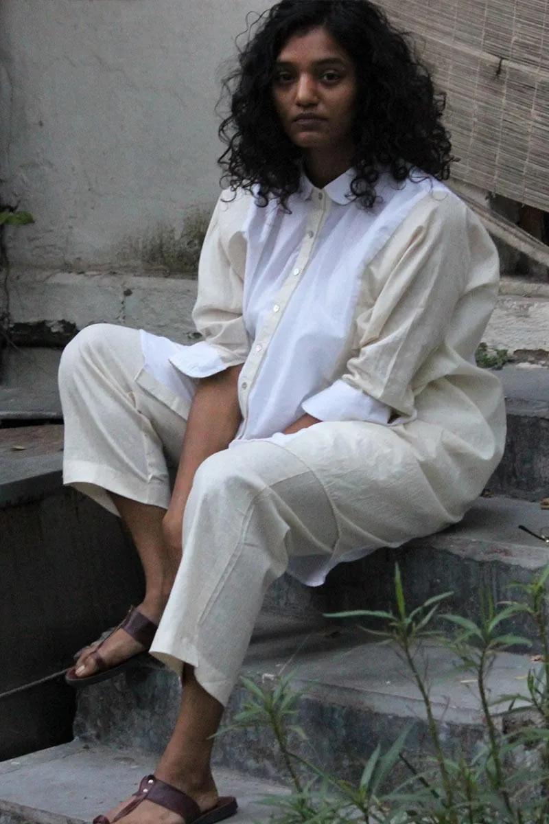 Our Dve Straight pantaloni dritti artigianali con tasche