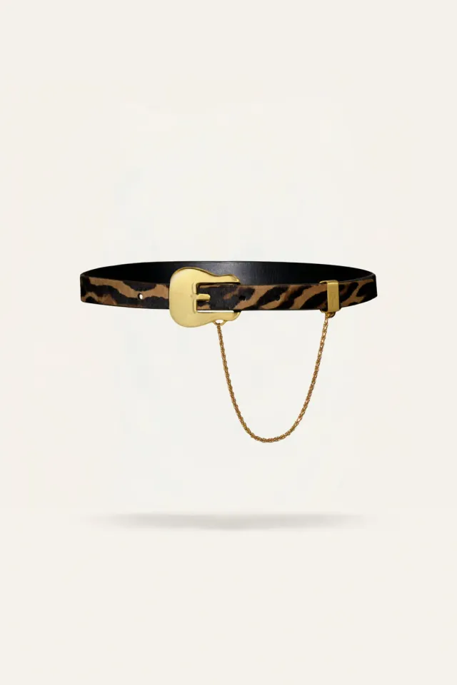 Johanna Ortiz Wild Grace cintura sottile leopardata