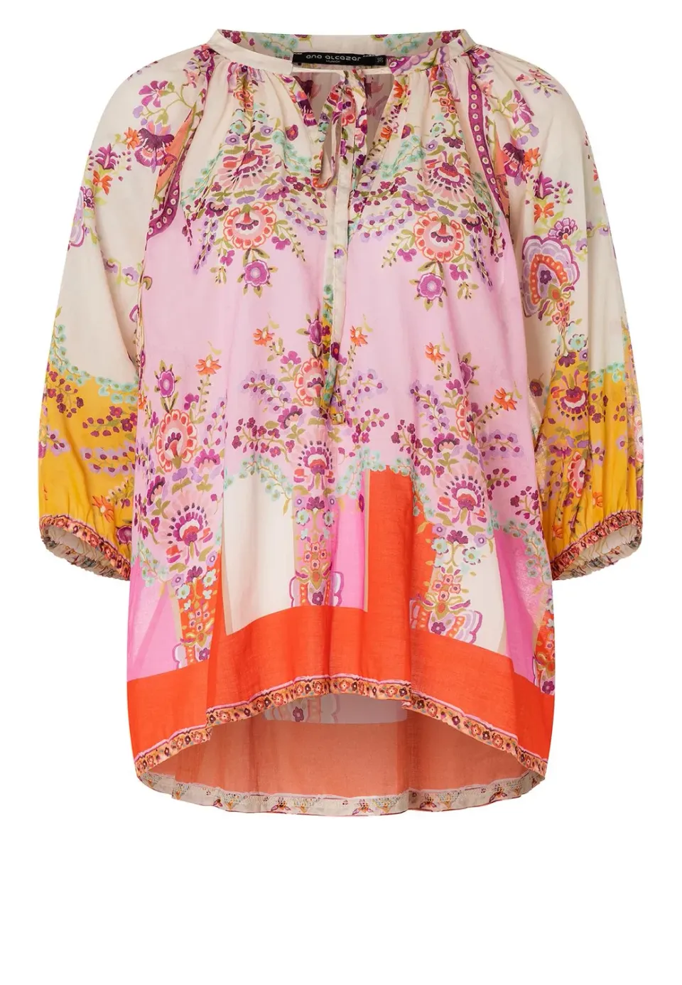 Ana Alcazar Kajos blusa fiori maniche 3/4