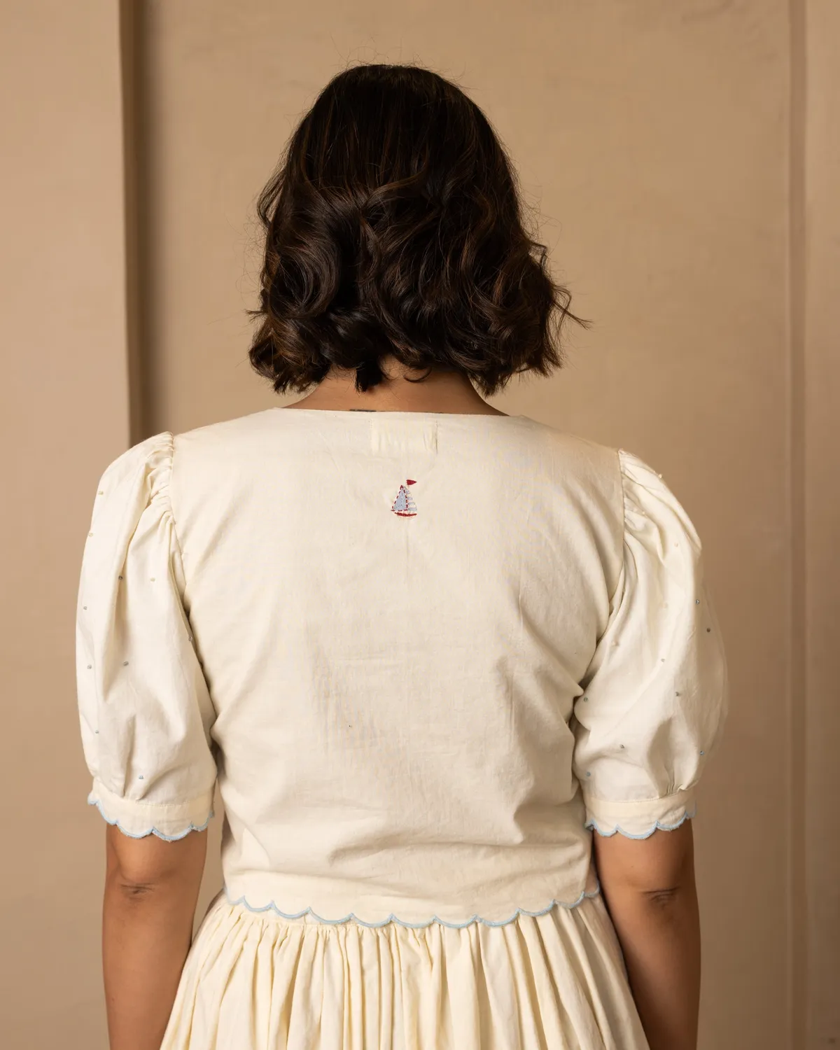 Our Dve Nautica Ari Coordinato beige cotone mare