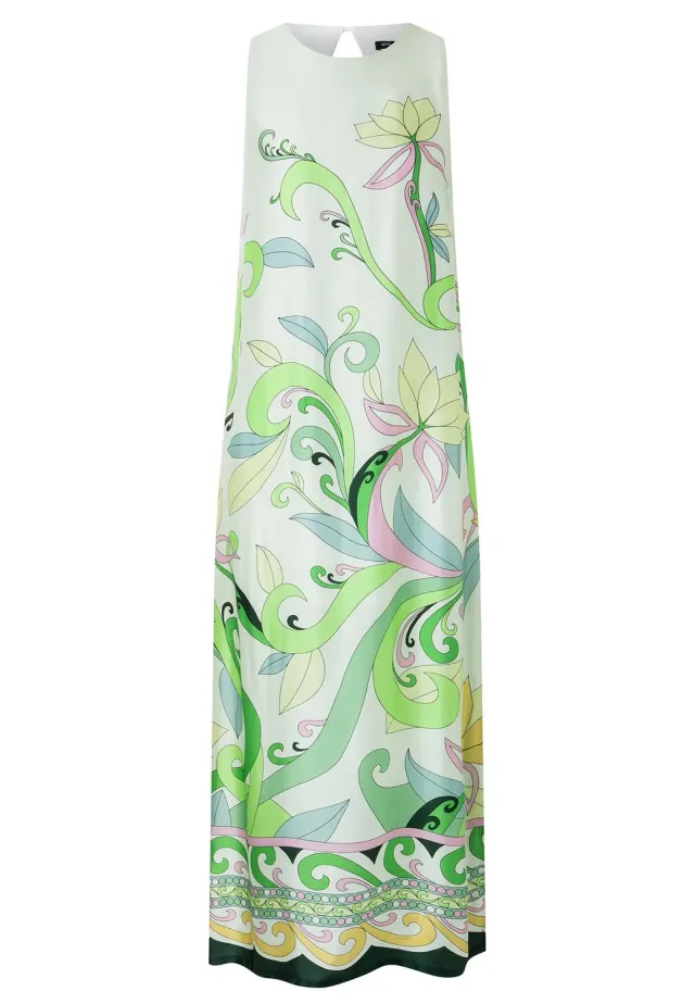 Ana Alcazar Pecasa abito maxi raso menta fiori