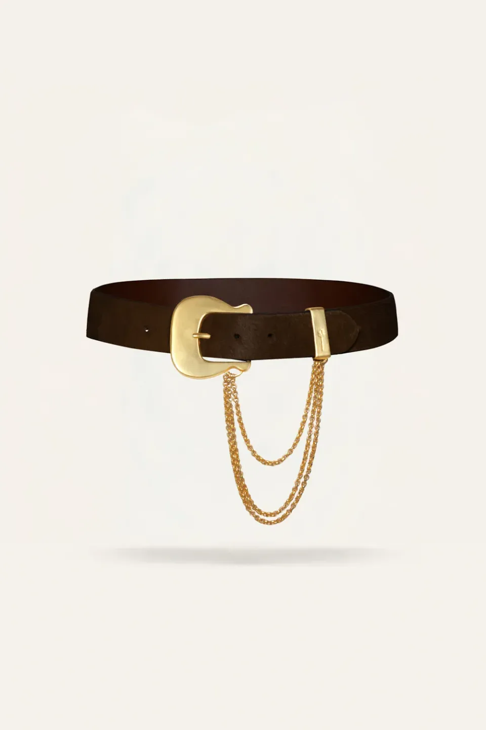 Johanna Ortiz Twist Od Heritage cintura pelle marrone