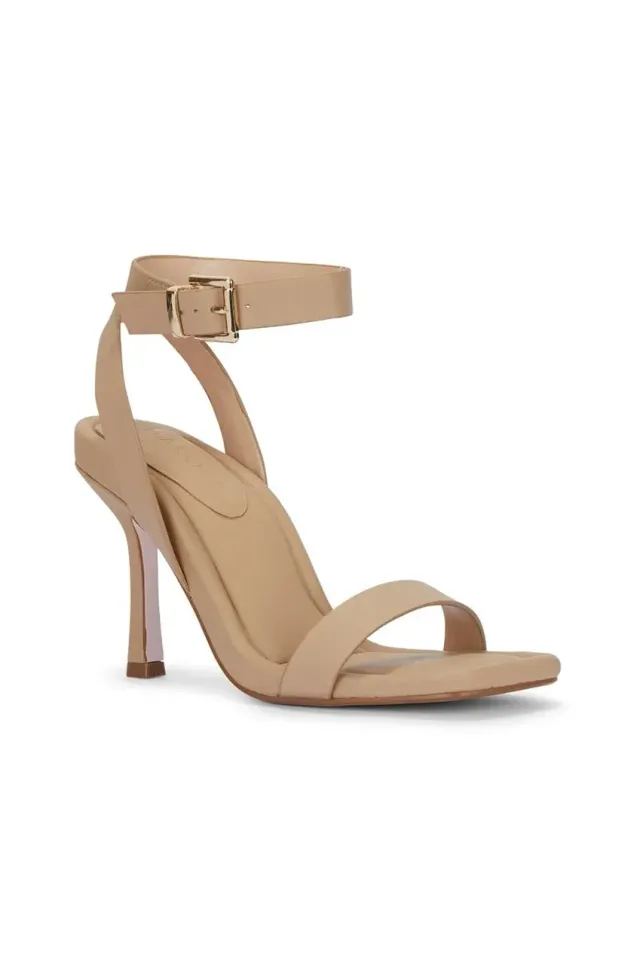 Malow London Millie sandalo mocha tacco 9 cm cinturino