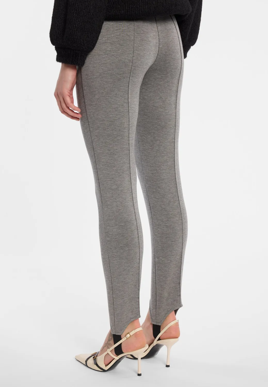 Ana Alcazar Edorya pantaloni staffa vita alta skinny