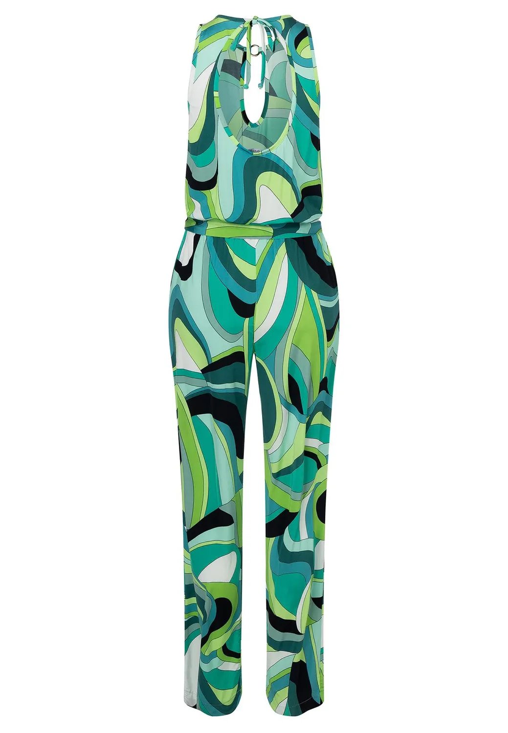 Ana Alcazar Riccy jumpsuit tuta estiva verde retro