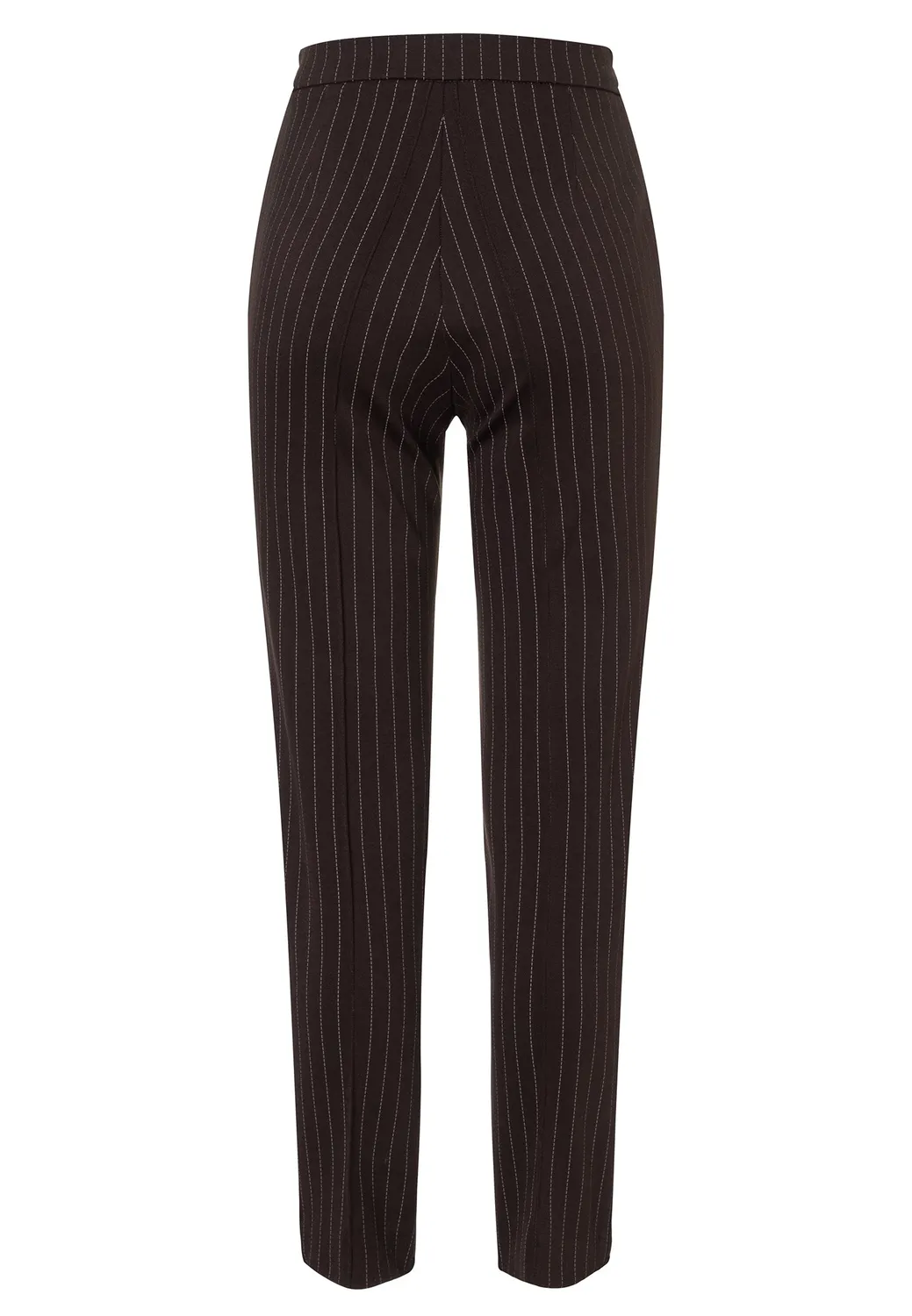 Ana Alcazar Elyrabelle pantaloni sigaretta gessato