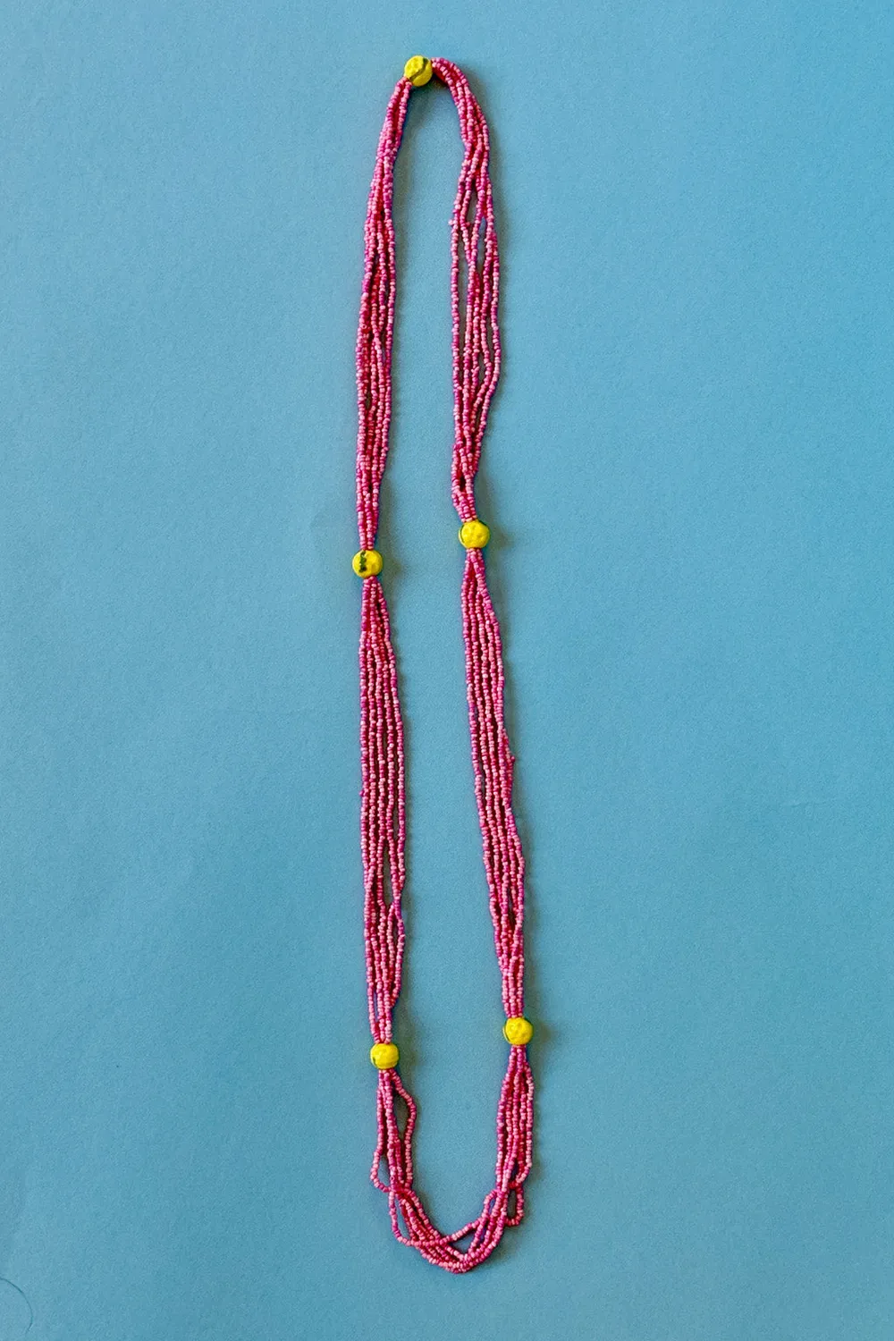 Antica Sartoria DV736 collana lunga corallo fucsia
