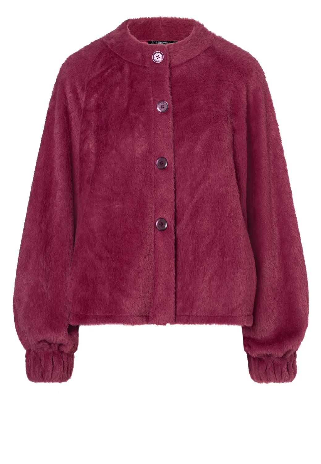 Ana Alcazar Enayris giacca pelliccia bordeaux