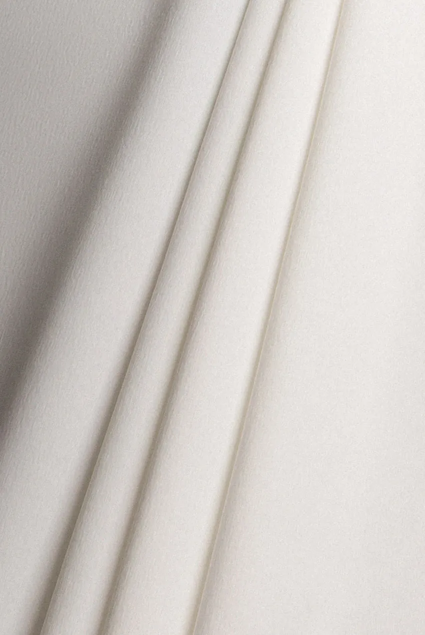 Goddiva Front Wrap abito maxi bianco scuba drappeggiato