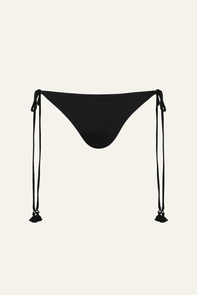 Johanna Ortiz Entorche Del Mar slip bikini nero