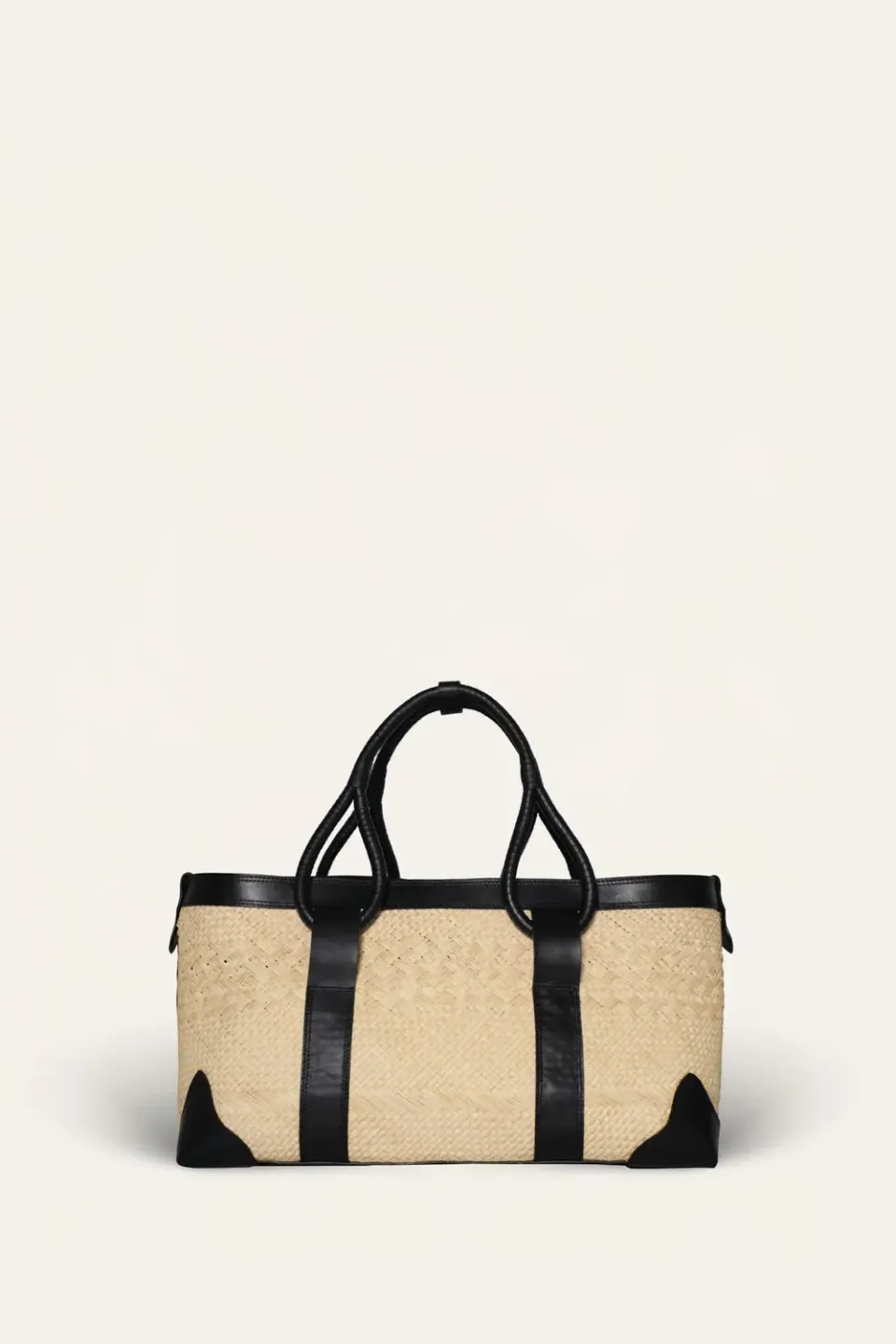 Johanna Ortiz Ranch Legacy borsa tote ecru/black unica