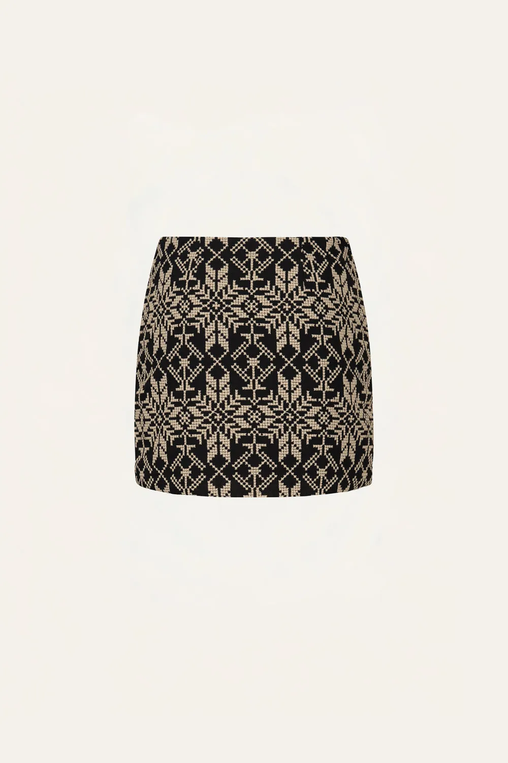 Johanna Ortiz Tapestry Of Love gonna mini nera ricamata